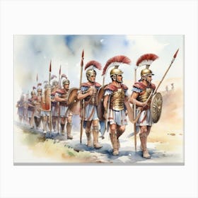 Roman legionaries Canvas Print