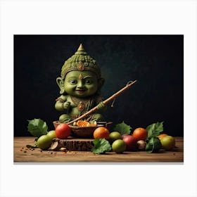 Hindu God Lord Ganesha 1 Canvas Print