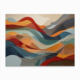 Abstract Landscape Painting 11 Canvas Print