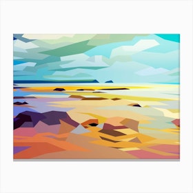 Rocky Beach Canvas Print