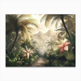 Jungle Path Canvas Print