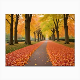 Autumn Path 1 Canvas Print