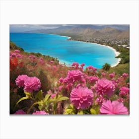 Hawaiian Flowers 2 Canvas Print