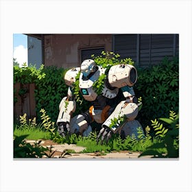 Overwatch Robot Canvas Print