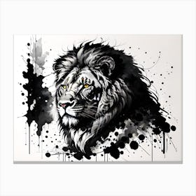 Lion Painting 52 Canvas Print