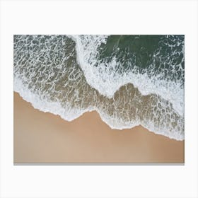 Sand And Waves Canvas Print