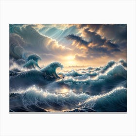 The Great Wave off Kanagawa Canvas Print