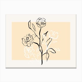 Bohemian Roses Canvas Print