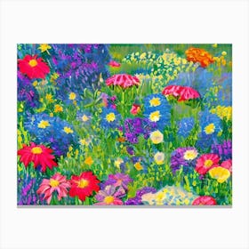 Flower Bed Canvas Print