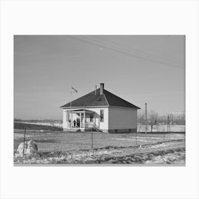 Untitled Photo, Possibly Related To Recess At Country School House Near Ruthven, Iowa By Russell Lee Canvas Print