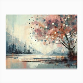 Abstract Tree Painting 1 Canvas Print