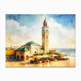 Moroccan Mosque Canvas Print