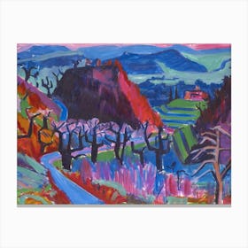 'Landscape With Trees' 1 Canvas Print