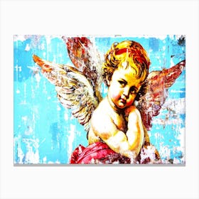 Cupids Bow Face - Valentine's Day Cupid Canvas Print