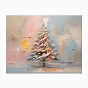 Abstract Christmas Tree 20 Canvas Print