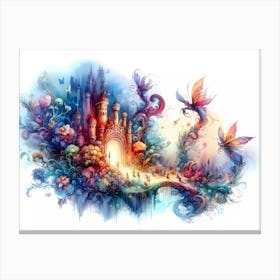 Fairytale Castle 2 Canvas Print