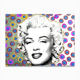 Marilyn - Monroe - collage Canvas Print