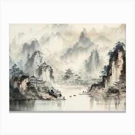 Chinese Landscape 1 Canvas Print