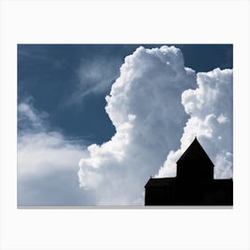 Church In The Cloud Canvas Print