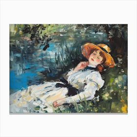 Contemporary Artwork Inspired By Edouard Manet 3 Canvas Print