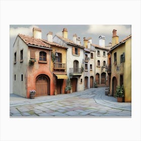 Street Scene Canvas Print