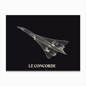 Vehicule Collection Concorde Supersonic Canvas Print