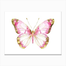 Pink Butterfly 2 Canvas Print