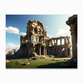 Ruins Of An Old Palace 1 Canvas Print