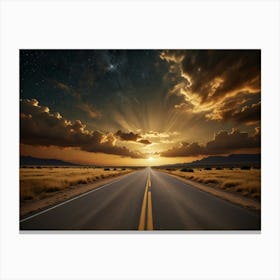 Road To The Stars Canvas Print