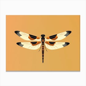 Dragonfly Halloween Pennat Celithemis 4 Canvas Print