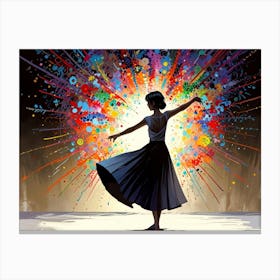 Dancer In The Sky 1 Canvas Print