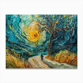 Contemporary Artwork Inspired By Vincent Van Gogh 4 Canvas Print