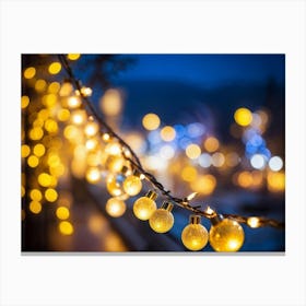 Christmas Lights 4 Canvas Print