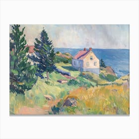 Tranquil Treasures Painting Inspired By Paul Cezanne Canvas Print