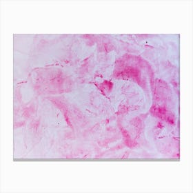 Pink Watercolor Painting 2 Canvas Print