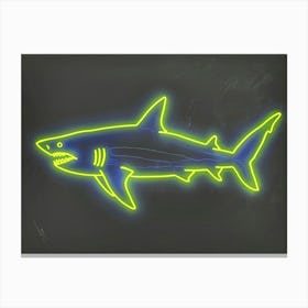 Neon Port Jackson Shark 1 Canvas Print