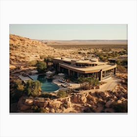 Desert House In Namibia 2 Canvas Print