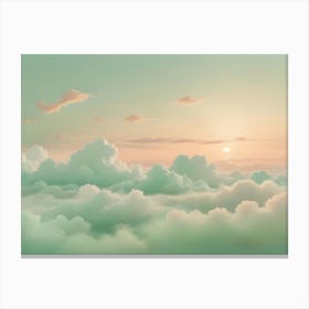 Clouds In The Sky 2 Canvas Print