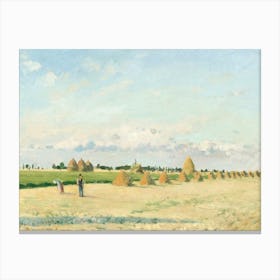 Landscape, Ile De France (1873), Camille Pissarro Canvas Print