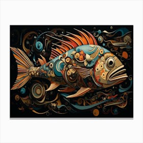 Fish Painting Canvas Print