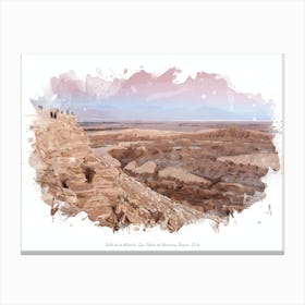 Valle De La Muerte, San Pedro De Atacama Region, Chile Canvas Print