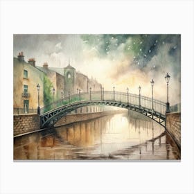 Bridge Over The River Canvas Print