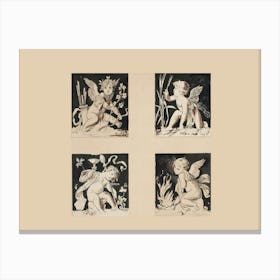 Four Cupids 1 Canvas Print