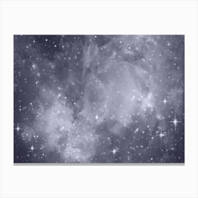 Lavender Galaxy Space Background Canvas Print