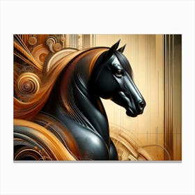 Creative Horse Beauty Illustration Nr 224 Canvas Print