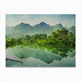 Serene Reflections Canvas Print