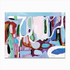 Abstract Painting Mallorca 1 Canvas Print