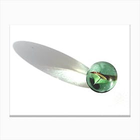 Emerald Green Glass Canvas Print
