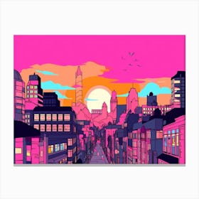 Leeds Skyline Canvas Print