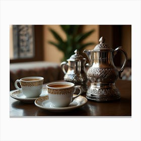 Coffee And Tea Canvas Print